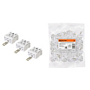 TDM SQ0510-0110 Клемма пружинная соединительная КСПнз3-L+N+PE, 16 A, с монтажной ножкой и заземлением под винт