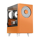 Корпус без блока питания/ WIZMAX M-ATX Mini Tower case EM1 Woofer Orange