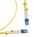 Hyperline FC-D2-9-LC/UR-LC/UR-H-2M-LSZH-YL (FC-9-LC-LC-UPC-2M) Патч-корд волоконно-оптический (шнур) SM 9/125 (OS2), LC/UPC-LC/UPC, duplex, LSZH, 2 м
