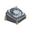 Вентилятор Advantech 1960077101N001 для CPU LGA1156, S-95 Вт, 83 х 83 х 54,95 мм-SS, 12 В, 0.26 A