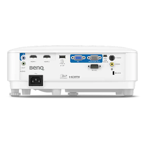 BenQ Projector MS560 800х600 DLP 4000AL, 20000:1, 4:3, TR 1,96-2,15, zoom 1.1x, 10Wx1, VGA, D-Sub, HDMIx2,WHITE, 2.3 kg