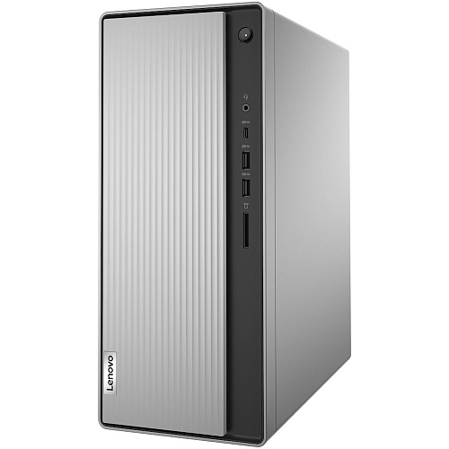 Персональный компьютер Lenovo IdeaCentre 5 14ARE05 AMD Ryzen 5 4600G(3.7Ghz)/8192Mb/1000+128SSDGb/DVDrw/Int:AMD Radeon/BT/WiFi/war 1y/5.4kg/grey/DOS