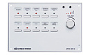 Контроллер Crestron MPC-M10-W-T с 10 программируемыми кнопками, наклейками с задней подсветкой, обратной связью на светодиодах, узлом контроля громкос