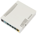 Точка доступа wi-fi MikroTik RouterBOARD 951Ui-2HnD with 600Mhz CPU, 128MB RAM, 5xLAN, built-in 2.4Ghz 802b/g/n 2x2 two chain wireless with integrated