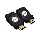 ORIENT VE043, HDMI extender, удлинитель до 60 м по витой паре, HDMI 1.4, 1080p@60Hz/3D, HDCP, подключается 1 кабель UTP Cat5e/6, питание от USB, кабел