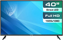 Телевизор LED Prestigio 40" PTV40SN04YCISBK черный FULL HD 50Hz DVB-T2 DVB-C DVB-S DVB-S2 (RUS)
