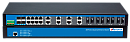 Неуправляемый промышленный Gigabit Ethernet коммутатор, 8 x 100M RJ45, 16 x 100M оптика, 5 x 1G SFP, питание 100~240VAC/DC, монтаж в стойку 19″