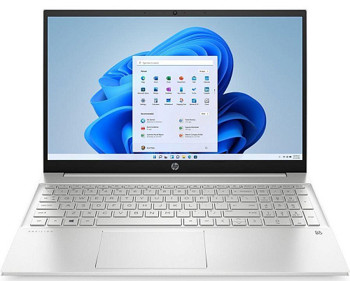 ноутбук hp pavilion 15-eh20655nw 15.6" 1920x1080/amd ryzen 5 5625u/ram 8гб/ssd 512гб/amd radeon/eng/rus/windows 11 home/серебристый/1.75 кг 714a7ea