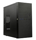 Корпус MiniTower Powerman ES555 Black PM-500ATX-F U3*2+U2*2 +2*combo Audio; additional HDD cage; intrusion switch; power button lock; Plastic Tooless