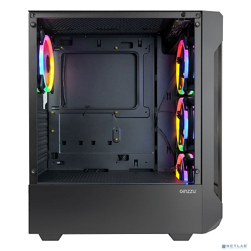 Ginzzu CL320 FAN 12CM FRGB*4