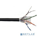 Кабель информационный Lanmaster LAN-5EUTP-WP-OUT кат.5е U/UTP не экранированный 4X2X24AWG PE внешний 305м черный