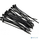 Стяжка пластиковая WRline WR-SHN-25-200B 200x2.5мм (упак:100шт) нейлон 6.6 черный