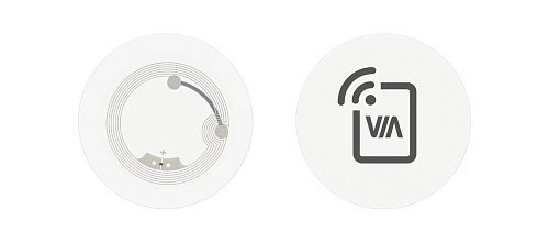 Метка NFC Kramer Electronics [VIA NFC TAG CRYSTAL] для настройки подключения мобильных устройств к системам для совместной работы VIA; цвет прозрачный