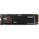 Твердотельные накопители/ Samsung SSD 980 PRO, 500GB, M.2(22x80mm), NVMe 1.3c, PCIe 4.0 x4, 3-bit MLC, R/W 6900/5000MB/s, IOPs 800 000/1 000 000,