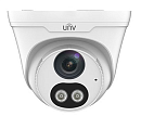 Uniview Видеокамера IP купольная, 1/2.8" 2 Мп КМОП @ 30 к/с, ColorHunter, ИК-подсветка и подсветка видимого спектра до 30м., EasyStar 0.003 Лк @F1.6,