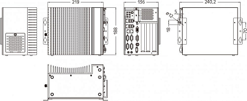 TANK-800-D525/1GB/2P1E