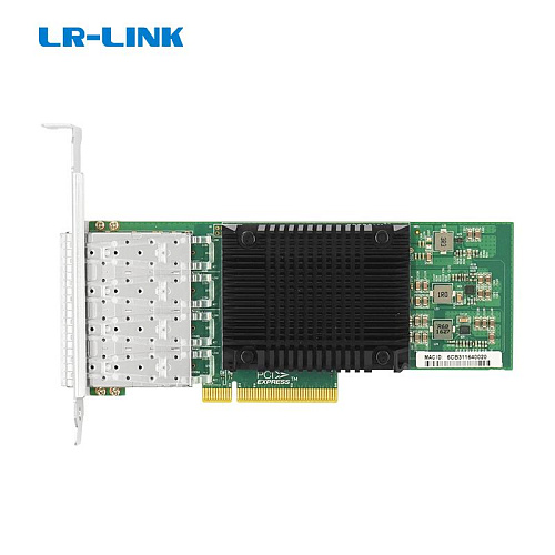 Сетевая карта LR-LINK Сетевой адаптер PCIE 4X10G LRES1030PF-4SFP+