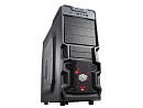 Корпус COOLER MASTER K380 (RC-K380-KWN1) ATX, без блока питания, 2xUSB на лицевой панели, с прозрачной боковой стенкой, 205x443x480 мм, 4.6 кг, цвет: черный