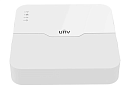 Uniview Видеорегистратор IP 4-х канальный 4K с 4 PoE портами; Входящий поток на запись до 64Мбит/с; Поддерживаемые форматы сжатия: Ultra 265/H.265/H