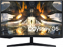 Монитор Samsung 32" Odyssey G5 S32AG550EI черный VA LED 16:9 HDMI матовая 200cd 178гр/178гр 2560x1440 165Hz FreeSync Premium VGA DP 2K 5.7кг
