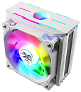 ZALMAN CNPS10X OPTIMA II WHITE RGB, 120mm RGB FAN, 4 HEAT PIPES, 4-PIN PWM, 1500 RPM, 27DBA, HYDRAULIC BEARING, FULL SOCKET SUPPORT