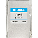 Накопитель KIOXIA Europe GmbH. Серверный твердотельный накопитель/ KIOXIA SSD PM6-V, 1600GB, 2.5" 15mm, SAS 24G, TLC, R/W 4150/2700 MB/s, IOPs 595K/265K, TBW 8760, DWPD 3 (12 мес.)