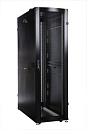 Шкаф серверный ЦМО (ШТК-СП-42.6.12-44АА-9005) напольный 42U 600x1190мм пер.дв.перфор. 2 бок.пан. задн.дв.перфор. 1350кг черный 890мм 130кг 180град. 19