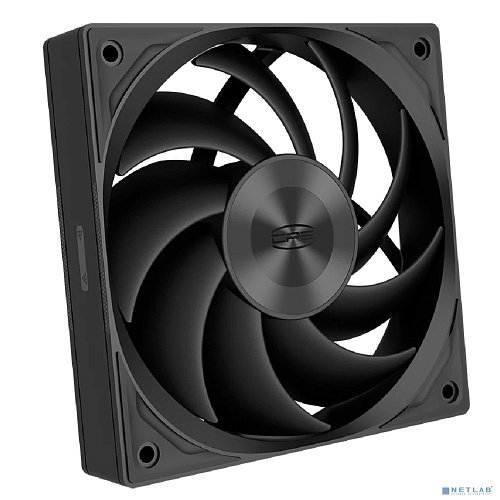 Кулер для корпуса/ PCCooler F5R120 (120x120x25mm, 4-pin PWM, 86.73CFM, 32dBA, 2200RPM, Black)