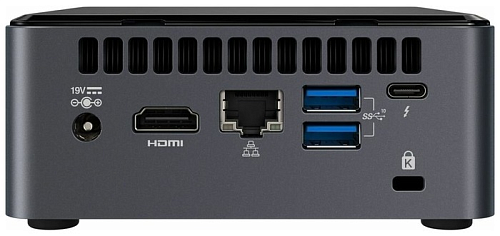 Intel NUC 10 Performance kit NUC10i5FNH with Intel Core i5-10210U, M.2 and 2.5" Drive, HDMI 2.0a; USB-C (DP1.2), w/ EU cord, (INBXNUC10I5FNH2)