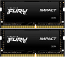 Память оперативная Kingston 64GB 2933MHz DDR4 CL17 SODIMM (Kit of 2) FURY Impact