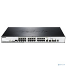 D-Link DGS-1510-28XMP/A1A PROJ Управляемый L2+ стекируемый коммутатор с 24 портами 10/100/1000Base-T и 4 портами 10GBase-X SFP+ (24 порта PoE 802.3af/