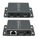 ORIENT VE045IR-2.0, HDMI 4K extender (Tx+Rx), активный удлинитель до 60 м по витой паре Cat6, HDMI 2.0, 4K@60Hz, HDCP2.2, дополнительный выход HDMI, п