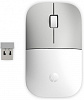Мышь HP Z3700 белый/серебристый оптическая (1200dpi) silent беспроводная USB2.0 для ноутбука (2but)