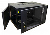 шкаф коммутационный lanmaster next (twt-cbwng-6u-6x4-bk) настенный 6u 550x450мм пер.дв.стекл 60кг черный 13кг 329мм