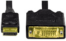 Кабель Hama H-54593 DisplayPort (m) DVI-D (m) 1.8м (00054593) черный