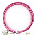 Шнур оптический Cabeus FOP-50-OM4-LC-SC-3m Шнур оптический duplex LC-SC 50/125 mm OM4 3м LSZH