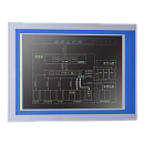 Промышленный монитор Nodka PANEL5000-A102-TU с резистивным сенсорным экраном. Дисплей 10.4", пылевлагозащита передней панели IP65, металлический корпу