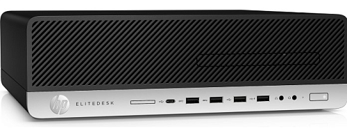 HP EliteDesk 800 G5 SFF Core i5-9500 3.0GHz,8Gb DDR4-2666(1),256Gb SSD,DVDRW,USB Kbd+USB Mouse,DisplayPort,3/3/3yw,Win10Pro