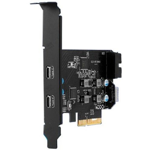 Контроллер KS-IS KS-797 2+2 в 1 PCIe USB 3.2 Gen2