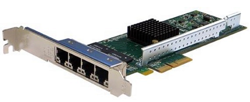 Silicom 1Gb PE2G4I35L Quad Port Copper Gigabit Ethernet PCI Express Server Adapter X4, Based on Intel i350AM4, Low-Profile, RoHS compliant (analog I3
