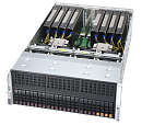 Шасси серверное Supermicro A+ 4U Server 4124GS-TNR noCPU(2)7003/7002 EPYC/TDP 280W/no DIMM(32)/SATARAID HDD(35)SFF+HDD(2)SFF NVMe(4)SFF/2x1Gbe/ suppor