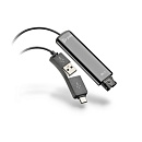 DA75 - цифровой USB-адаптер для подключения профессиональной гарнитуры к ПК (QD, USB-A+C)
