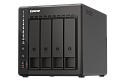 Сетевой RAID-накопитель, 4 отсека 3,5"/2,5", 2 порта 2,5 GbE BASE-T, 2 HDMI-порта. Intel Celeron J6412 2,0 ГГц (2,6 ГГц), 8 ГБ.