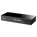 Коммутатор CUDY 8-Port Layer 2 Managed Gigabit Switch with 2 Gigabit SFP Slots 8-Port Layer 2 Managed 10/100/1000M Switch, 8 Gigabit Ethernet ports +