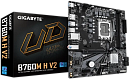Материнская палата GIGABYTE B760M H V2, LGA1700, B760, 2*DDR5, 4*SATA, 2*M.2, 4*USB 3.2, 2*USB 2.0, 1*PCIx16, 2*PCIx1, D-Sub+HDMI, mATX