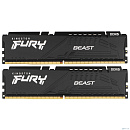 Память оперативная/ Kingston 64GB 6000MT/s DDR5 CL36 DIMM (Kit of 2) FURY Beast Black