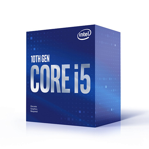 Боксовый процессор CPU LGA1200 Intel Core i5-10400F (Comet Lake, 6C/12T, 2.9/4.3GHz, 12MB, 65/134W) BOX, Cooler