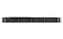 Сетевой RAID-накопитель, 4 отсека 3,5"/2,5",  2 порта 2,5 Гбит/с, стоечное исполнение, 1 блок питания. ARM Cortex-A55 2,0 ГГц, 4 ГБ DDR4. Направляющие
