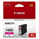 Canon PGI-1400XL M Картридж струйный для MAXIFY МВ2040 и МВ2340, пурпурный, 900 стр.