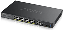 Коммутатор Zyxel Networks L2 PoE+ Zyxel NebulaFlex Pro GS2220-28HP, rack 19", 24xGE PoE+, 4xCombo (SFP/RJ-45), бюджет 375 Вт